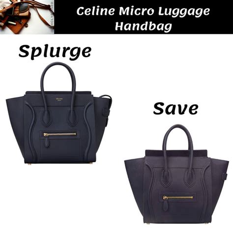 celine micro luggage dupe|celine micro handbags.